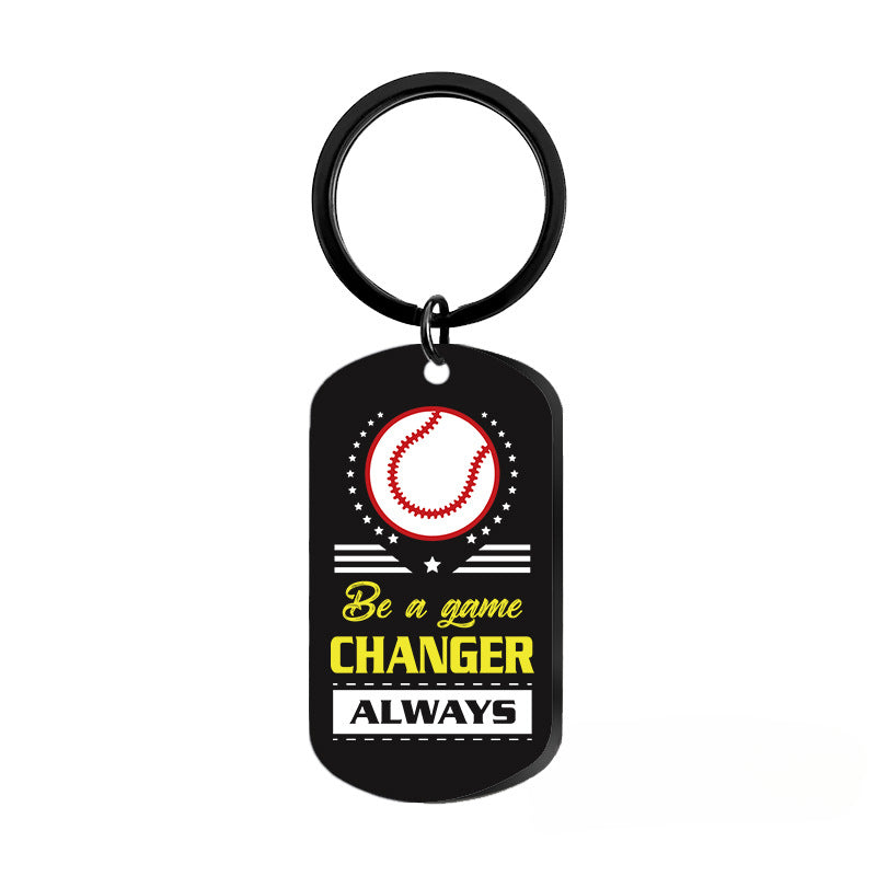 Wholesale Softball Baseball Sports Metal Keychains